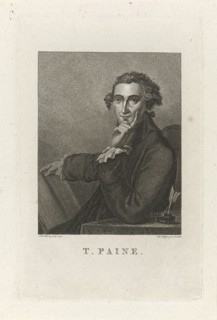 Portrait of Thomas Paine, Theodorus de Roode, Adriaan Pietersz. Loosjes, 1792