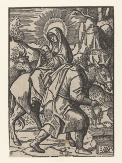 Flight into Egypt, Jacob Cornelisz van Oostsanen, 1520 - 1521