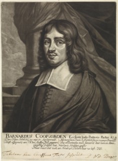 Portrait of Bernard Coop Ã  Groen, Pieter van den Berge, Hieronymus Wilhelm Snabelius, 1694 - 1737