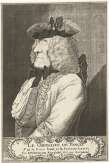 Portrait of the knight of Pancey, Lodewijk Joseph Fruytiers, Anonymous, 1752