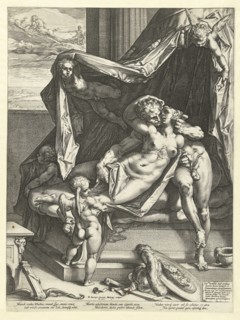 Mars and Venus, Hendrick Goltzius, 1588