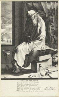 Thales of Miletus, Jacob de Gheyn (III), Decimus Magnus Ausonius, Nicolaes de Clerck, 1616
