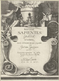 Title print for print series The Seven Sages of Greece, Jacob de Gheyn III, 1616