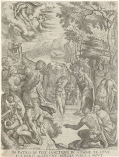 Baptism of Christ, Egidius Horbeck, 1582 - 1586