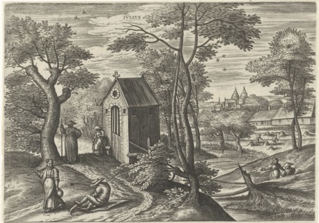 July, Julius Goltzius, Gillis Mostaert (I), Hans van Luyck, c. 1560 - 1595