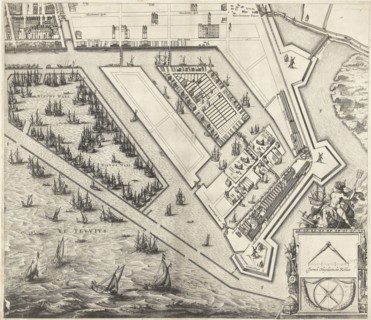 Map of Amsterdam (leaf right), 1625, The Netherlands, Balthasar Florisz. van Berckenrode, 1625