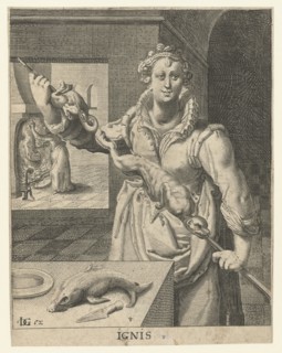 The element of fire, Jacob de Gheyn (II), 1595 - 1597