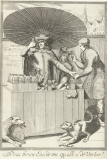 Brandy Seller, Pieter van den Berge, 1694 - 1737