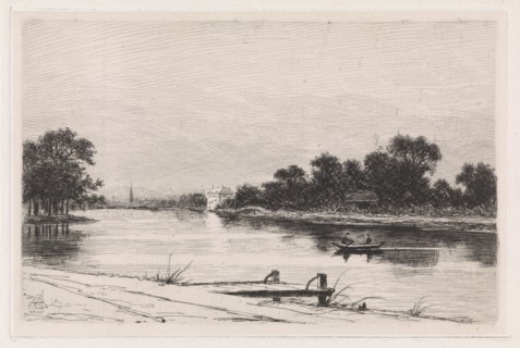 River view, Elias Stark, 1890