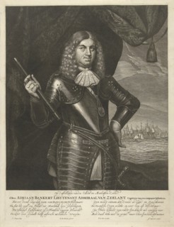 Portrait of Adriaan Banckert, Christiaan Hagen, Frederik de Wit, c. 1663 - 1695