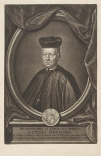 Portrait of Peter Schultheis, Gerard Valck, 1662 - 1726