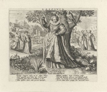 Debauchery, RaphaÃ«l Sadeler (I), 1592