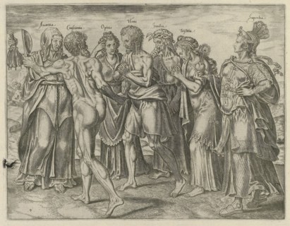 Negative emotions have an influence on humans, Philips Galle, 1563
