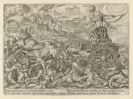 Triumph of Death, Philips Galle, Hadrianus Junius, c. 1565