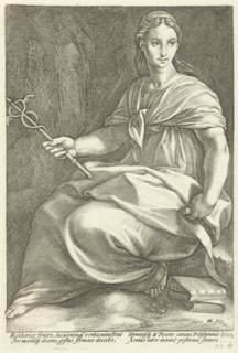Polyhymnia, Hendrick Goltzius, 1592