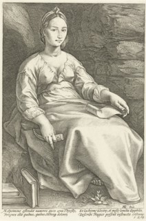 Melpomene, Hendrick Goltzius, 1592