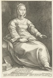 Kalliope, Hendrick Goltzius, 1592