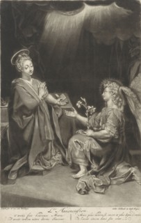 Annunciation, Jacob Gole, 1670 - 1724