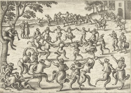 Round Dance, Pieter van der Borcht (I), Philips Galle, 1545 - 1608