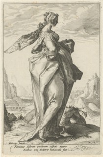 Debora, attributed to Jacob Matham, 1588