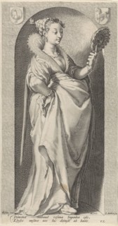 Pride Superbia, Jacob Matham, Franco Estius, Claes Jansz. Visscher II, 1593