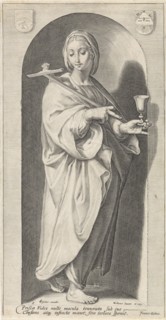 Faith (Fides), Jacob Matham, Franco Estius, Claes Jansz. Visscher (II), 1593