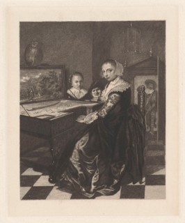 The virginals player, Willem Steelink (II), Jan Miense Molenaer, 1866 - 1928
