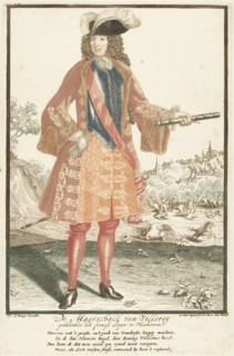 Portrait of Marshal FranÃ§ois de Neufville, Duke of Villeroy, Pieter van den Berge, unknown, 1695 -