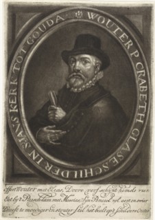 Portrait of Wouter Crabeth, Jan de Groot, Joost van den Vondel, 1698 - 1776