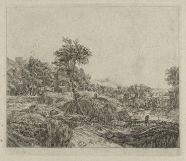 Rocky landscape, Johannes Pieter de Frey, 1801