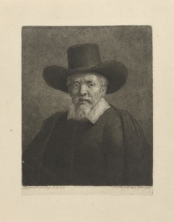 Portrait of Arnout Tholinx, print maker: Johannes Pieter de Frey, Rembrandt Harmensz. van Rijn,