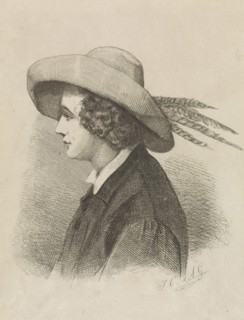 Portrait of Martin Antony Kuytenbrouwer in profile, Johannes Christiaan d' Arnaud Gerkens, 1833 -
