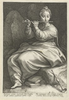 Euterpe, Hendrick Goltzius, 1592
