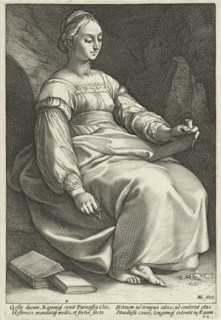 Clio, Hendrick Goltzius, 1592