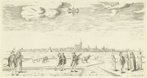 View of Franeker 1598, Pieter Bast, 1598