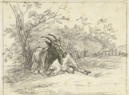 Lying goat, Jan Dasveldt, 1780 - 1855
