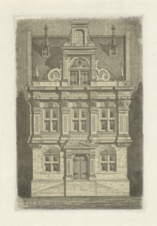 Renaissance facade, Cornelis Johan Laarman, 1854 - 1889