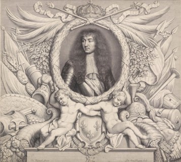 Portrait of Louis XIV, King of France, Pieter van Schuppen, in or after 1663 - 1702