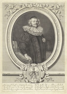 Portrait of Leonhard Golling, Lambert Visscher, 1677 - 1690