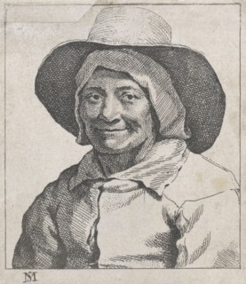 Bust of a farmer with hat, Michael Sweerts, 1656