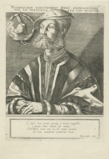 Portrait of Bernard Knipperdolling, Jan Harmensz. Muller, Frans Carelse, 1613 - 1617