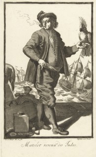 Indian boat companion, Pieter van den Berge, in or after 1694 - 1737