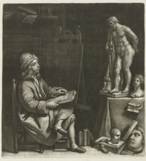 Drawing boy, Wallerant Vaillant, 1658 - 1677