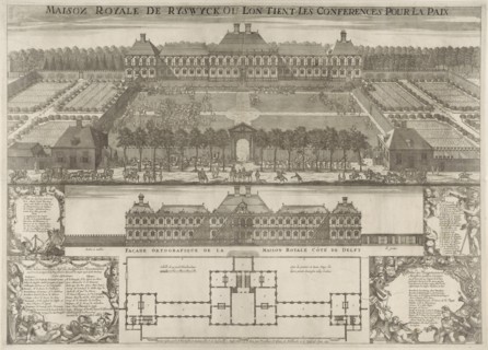 House in Nieuburch in Rijswijk, location of the peace negotiations in 1697, The Netherlands