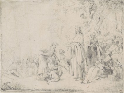 Multiplication of the loaves and fishes, Anonymous, 1600 - 1700