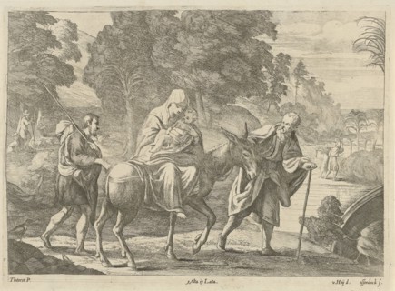 Flight into Egypt, Jan van Ossenbeeck, in or after 1660