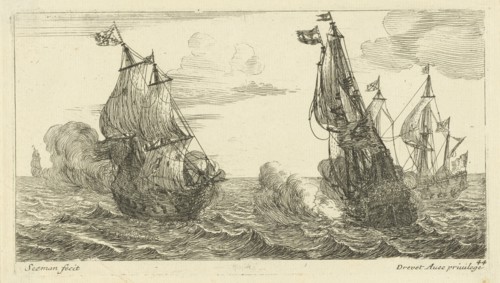 Battleship, Anonymous, Pierre Drevet, 1650 - 1738