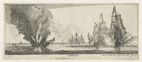 Fire, Reinier Nooms, 1651 - 1652