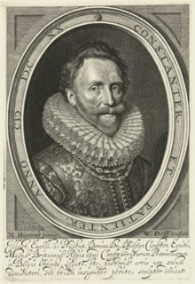 Print maker: Willem Jacobsz. Delff, Michiel Jansz van Mierevelt, Dudley Carlton graaf van