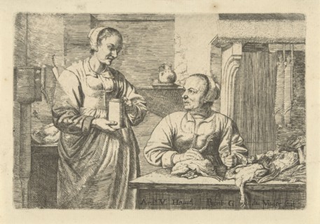 The Flemish cuisine, Guillaume Duvivier (17e eeuw), c. 1660 - c. 1670